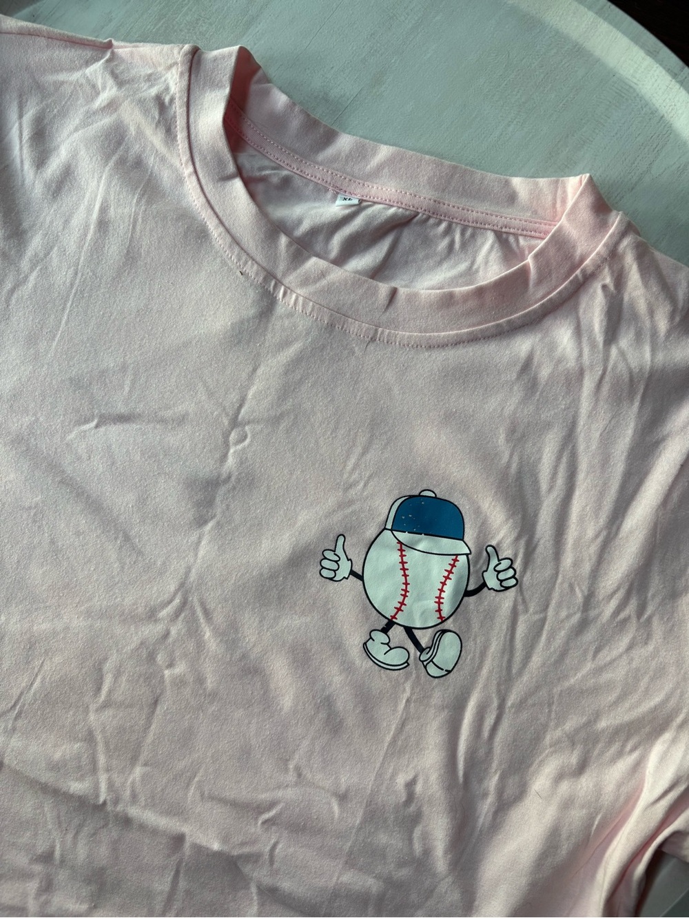 Pink women’s Baseball Graphic Tee